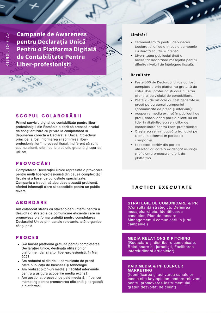 Studiu de Caz - Servicii de Marketing - Romania