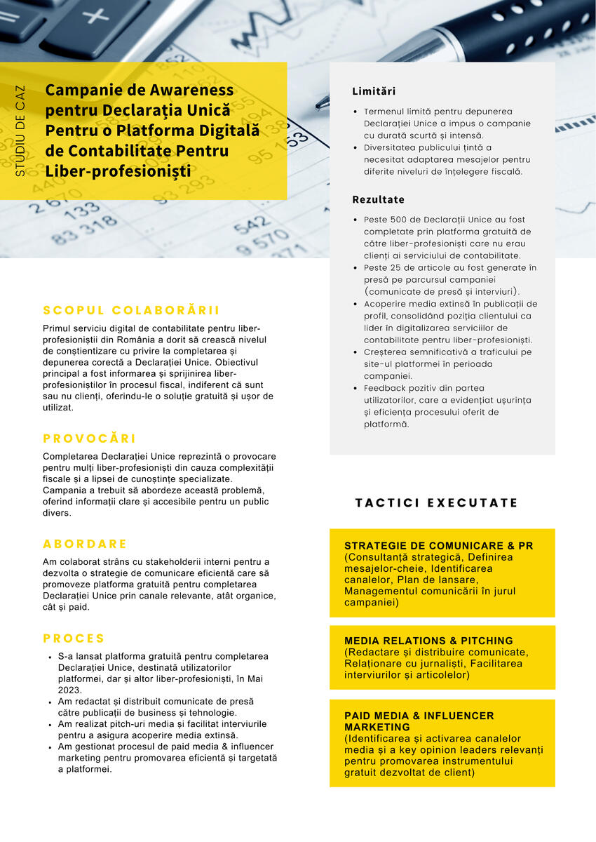 Studiu de Caz - Servicii de Marketing - Romania