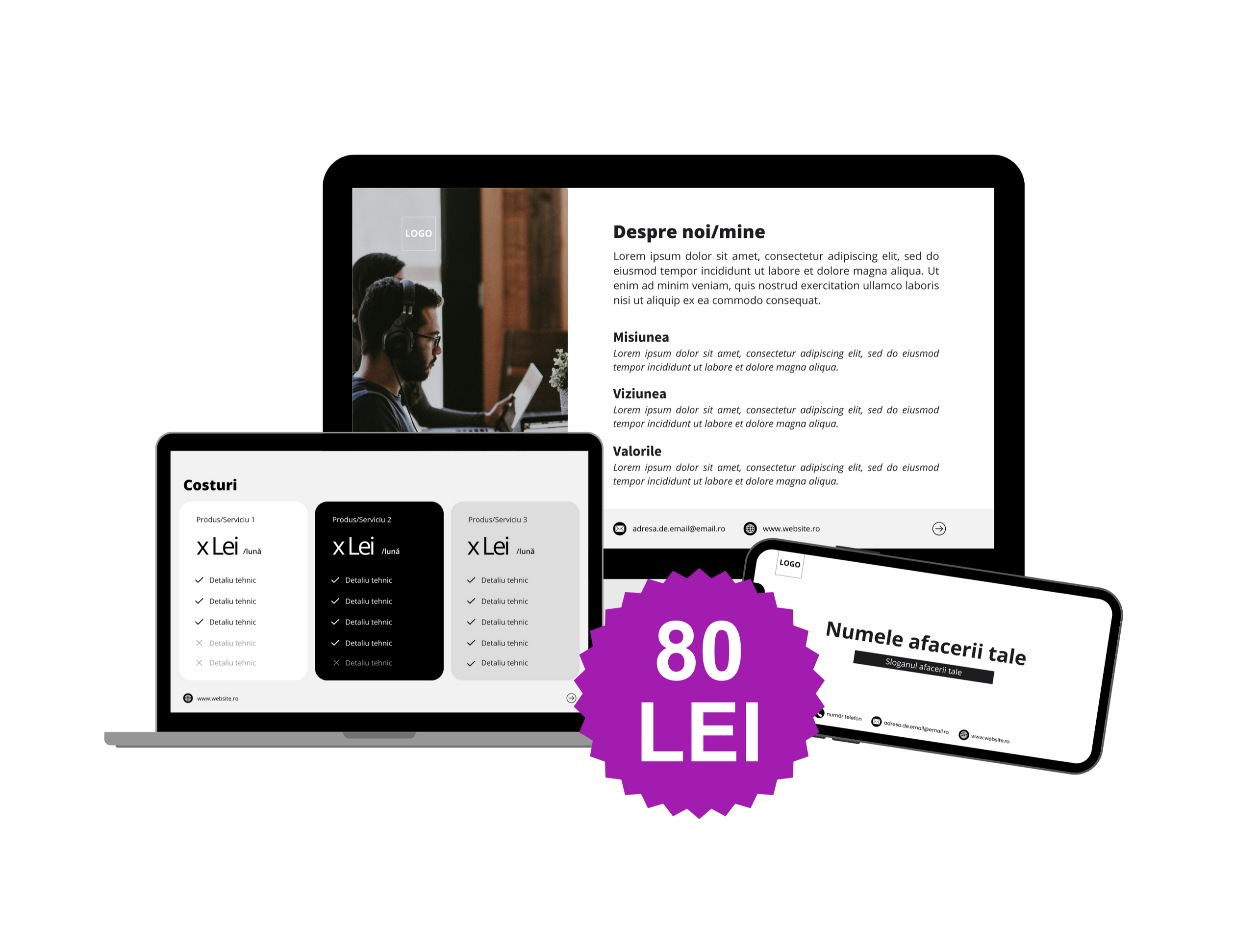 Prezentare business/afacere - Digital Insight - MediaProducts.Net - Romania Prezentare business/afacere - business presentation - sabloane prezentare afaceri - PowerPoint